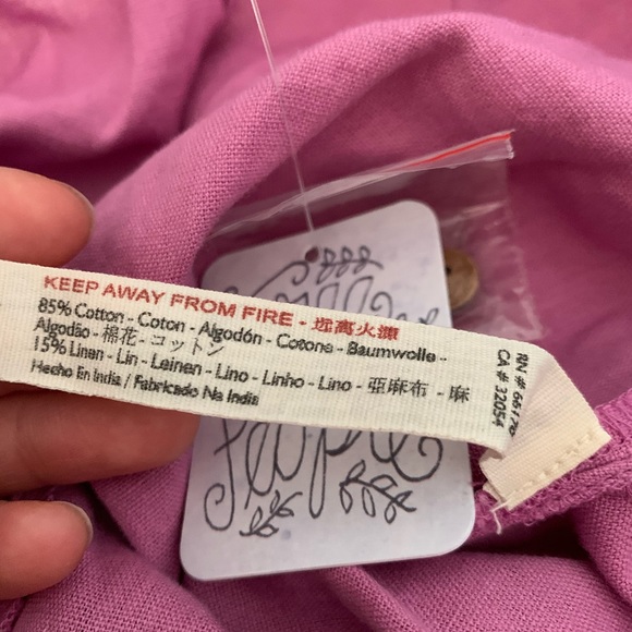 Free People NWOT Cotton One-Shoulder Jumpsuit - Picture 4 of 6